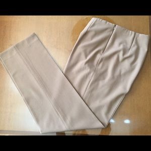 Fabrizio Gianni Beige Side Zip Pants, Size 12